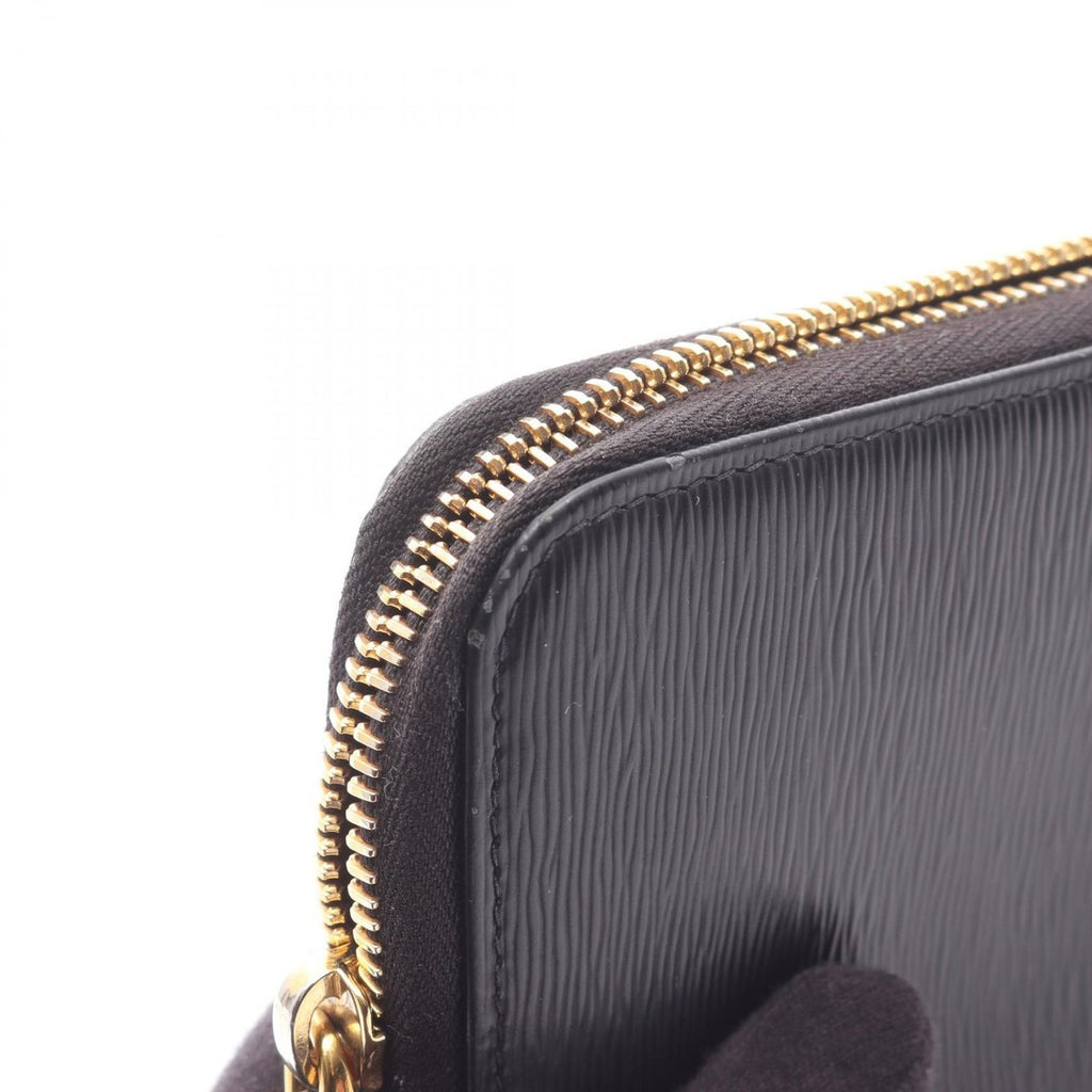 Prada Round Long Wallet Vittello Move TR Black Leather Triangle Logo — view 9
