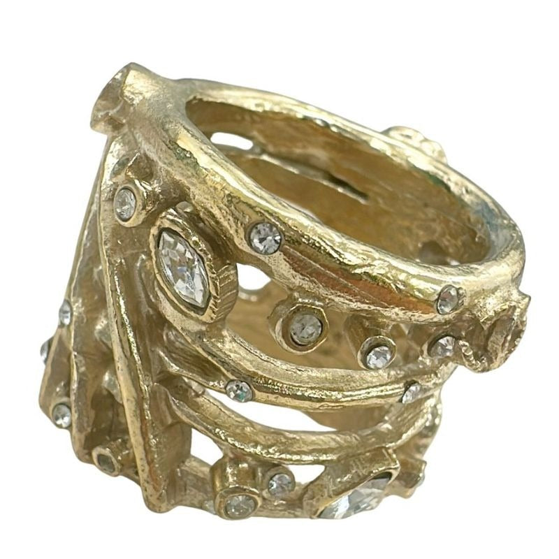 Chanel Rhinestone Ultra Ring — view 3