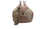Chanel Quilted Leather Suede Shoulder
