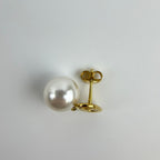 Celine Logo Triomphe Earrings Gold Vintage — view 7