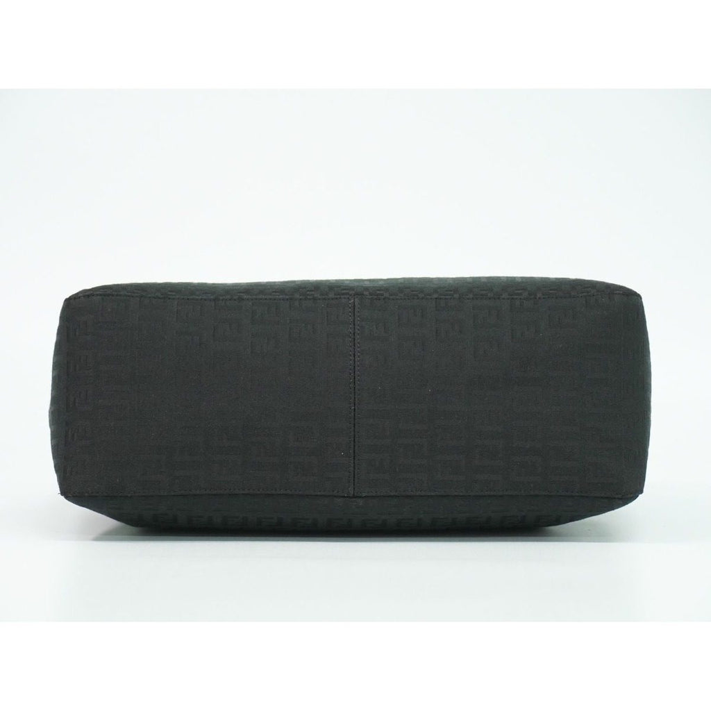 Fendi Zucchino Tote Canvas Black — view 3