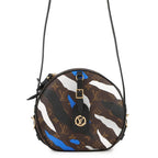 Louis Vuitton Shoulder Bag Monogram Boite Chapeau Sple Noir Black Blue White