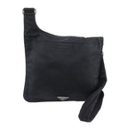 Prada Tessuto Nylon Triangle Logo Leather Shoulder Bag Crossbody Messenger