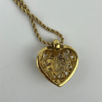 Dior Necklace Pendant Logo Gold Vintage — view 4