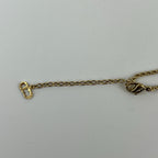Dior Necklace Pendant Logo Gold Vintage — view 9