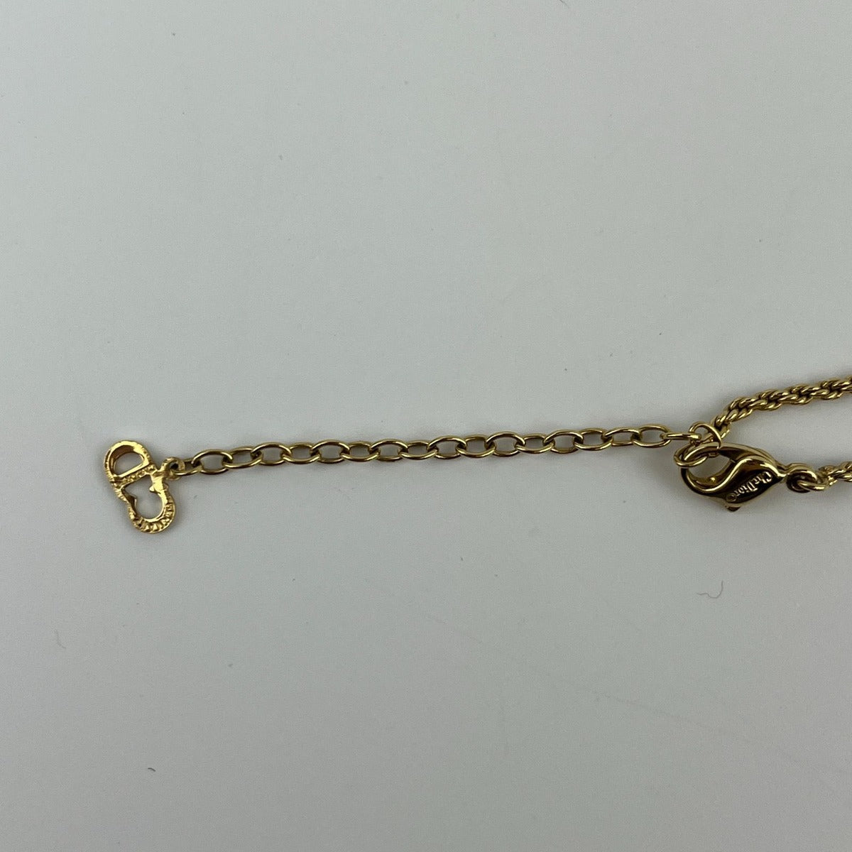 Dior Necklace Pendant Logo Gold Vintage — view 9