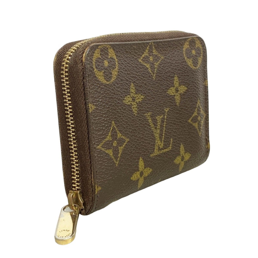 Louis Vuitton Coin Case Monogram Zippy Purse Brown — view 2