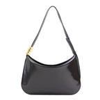 Bottega Veneta Shoulder Patent Brown Bag