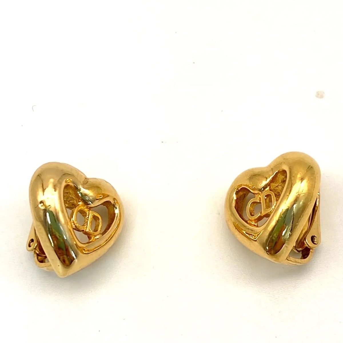 Dior Earrings Gold Formal — view 2