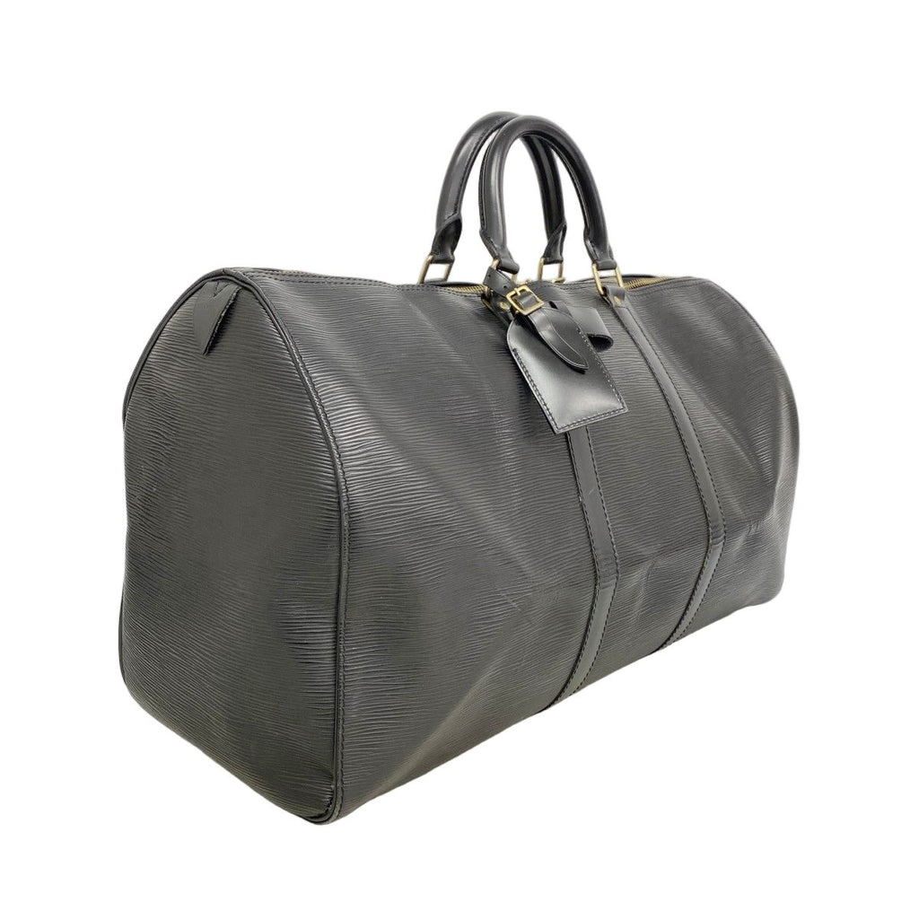 Louis Vuitton Boston Bag Epi Keepall 50 Noir — view 2