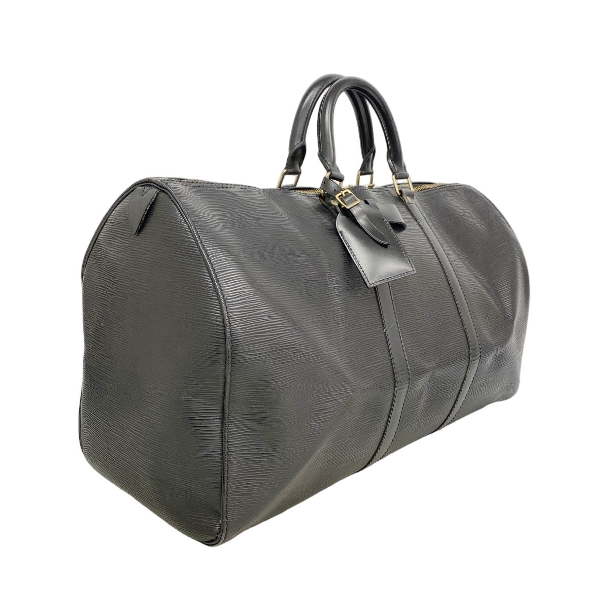 Louis Vuitton Boston Bag Epi Keepall 50 Noir — view 2