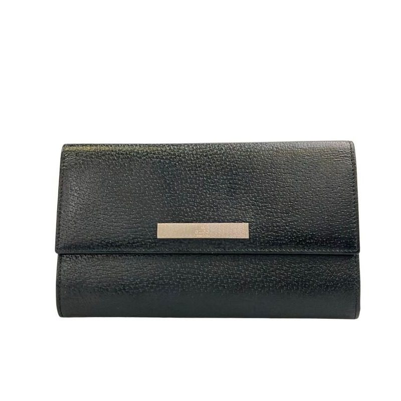 Gucci Wallet Trifold Wallets Black