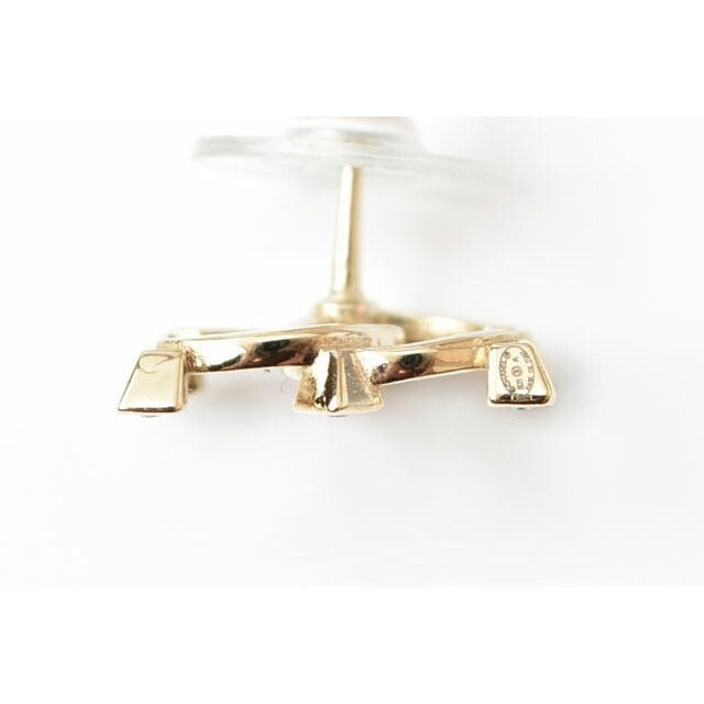 Chanel Accessories Earrings CC Rhinestone — view 5