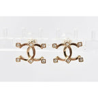 Chanel Accessories Earrings CC Rhinestone — view 6