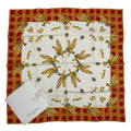 Dior Christian Scarf Silk Diana Insect Red