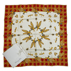 Dior Christian Scarf Silk Diana Insect Red
