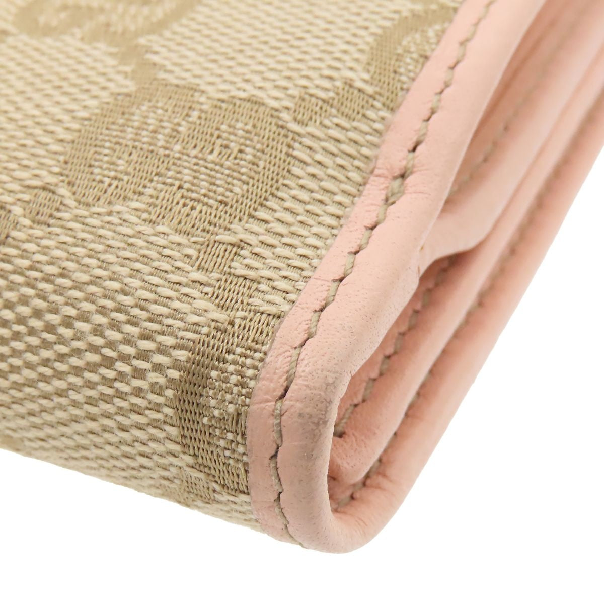 Gucci Bifold Wallet Abbey Beige Pink GG Canvas — view 6