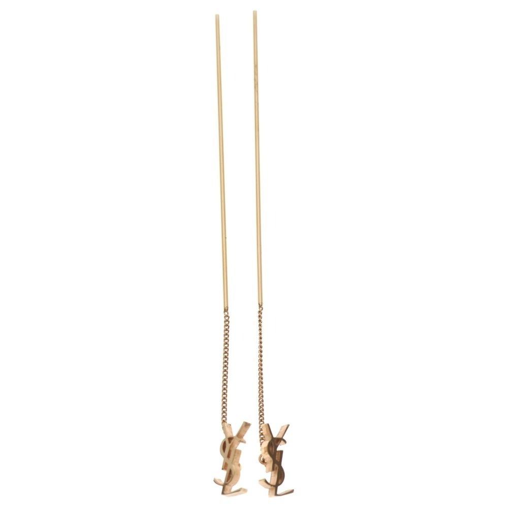 Saint Laurent Yves Cassandra Calf Earrings