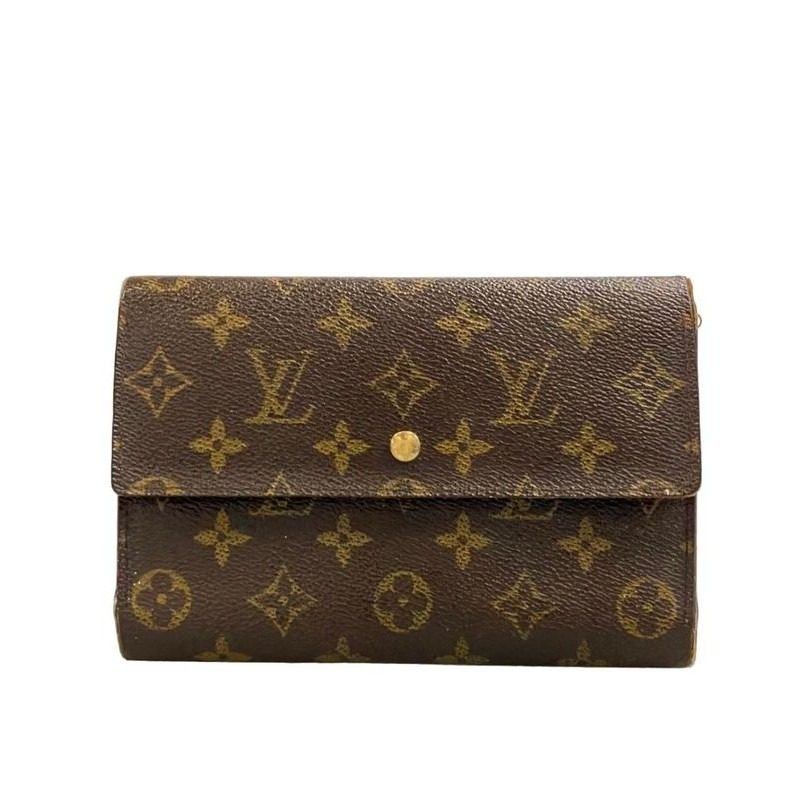 Louis Vuitton Wallet Trifold Passport Case Pochette Monogram