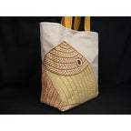Hermes Poisson Natte Toile Ashe Tote Bag Beige Bi5260 — view 2