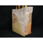 Hermes Poisson Natte Toile Ashe Tote Bag Beige Bi5260 — view 3