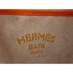 Hermes Poisson Natte Toile Ashe Tote Bag Beige Bi5260 — view 9