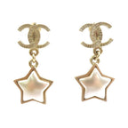 Chanel Earrings CC Logo Star