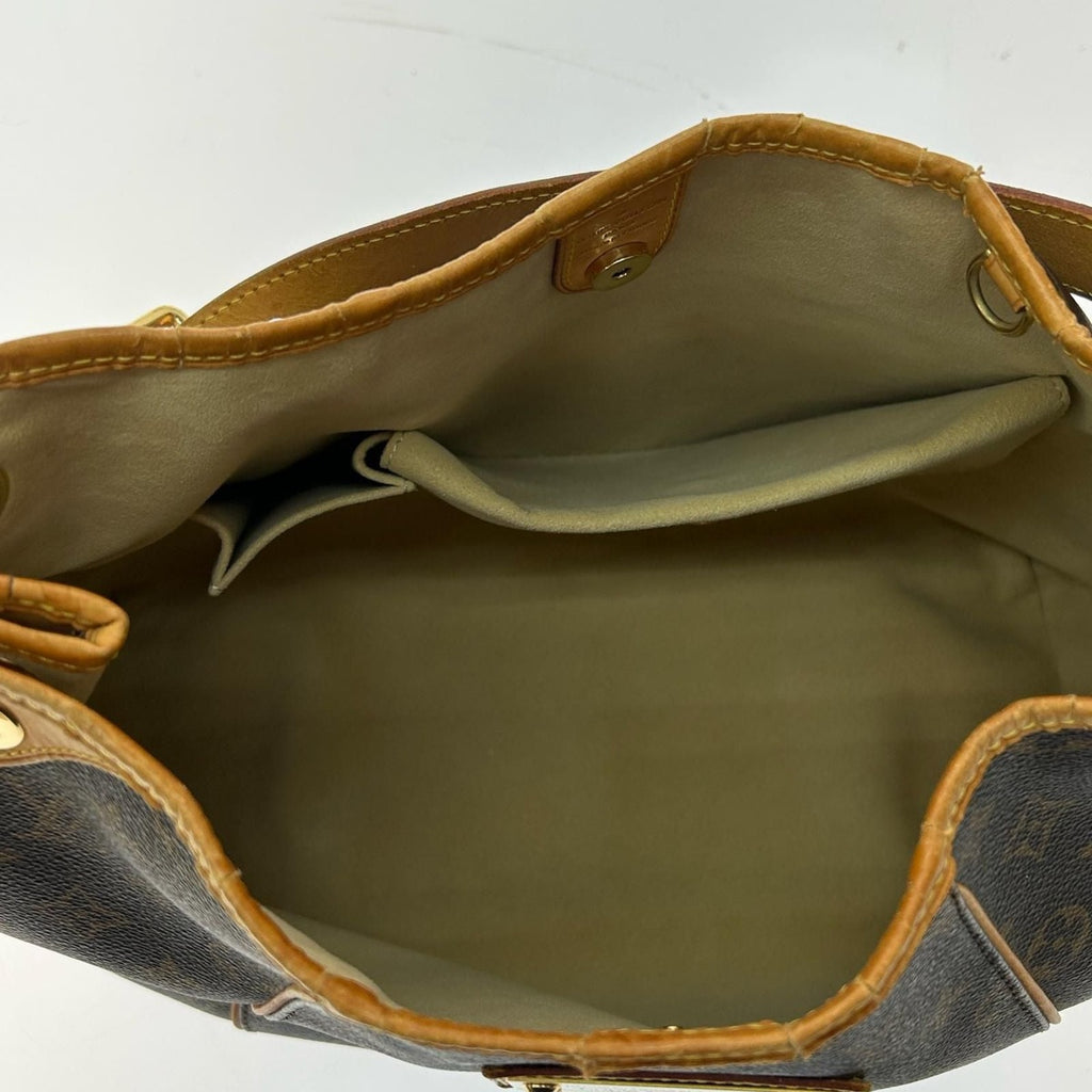 Louis Vuitton Monogram Galleria PM Tote Bag Brown — view 3