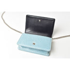 Christian Dior Chain Pouch Mini Wallet Patent Leather — view 9