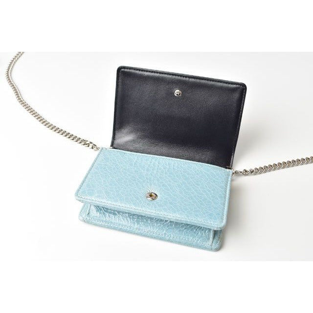 Christian Dior Chain Pouch Mini Wallet Patent Leather — view 9