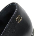 Chanel Leather Loafers with Coco Mark Charm — view 8