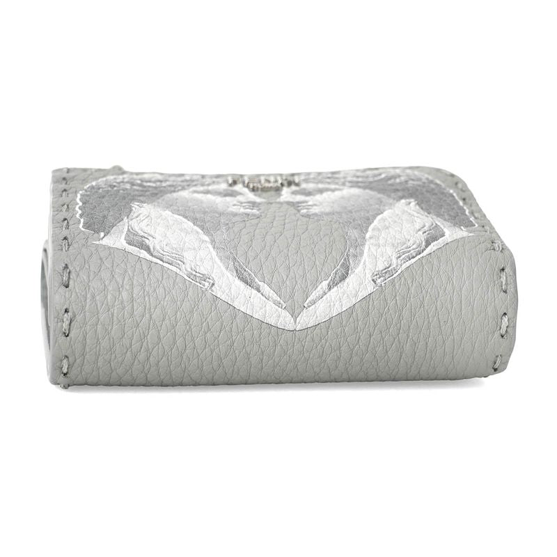 Fendi Trifold Wallet Beekaboo Gray — view 3