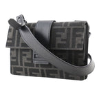 Fendi Marsupio Baguette 3-Way Clutch 7 M0295 Nylon Canvas And Leather Black — view 2