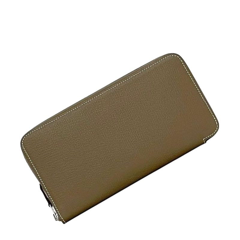 Hermes Round Zipper Long Wallet Azap Silk Quinn