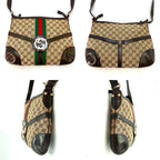 Gucci Interlocking Logo Sherry Line Shoulder Bag GG Canvas — view 4