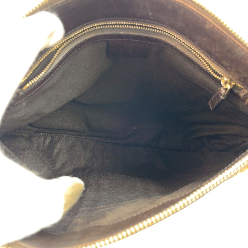 Gucci Interlocking Logo Sherry Line Shoulder Bag GG Canvas — view 8