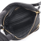 Prada Waist Bag Black Nylon Leather — view 3