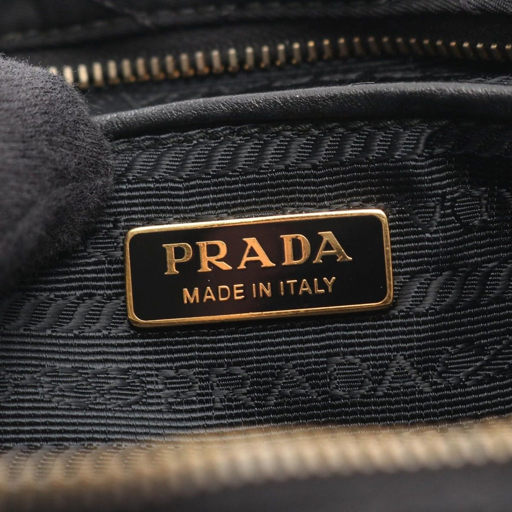 Prada Waist Bag Black Nylon Leather — view 4