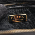 Prada Waist Bag Black Nylon Leather — view 4