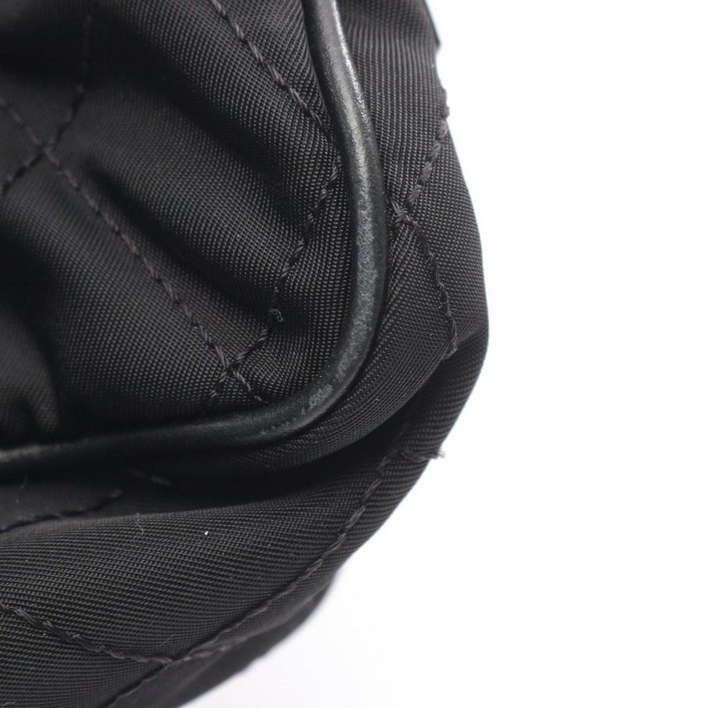 Prada Waist Bag Black Nylon Leather — view 6