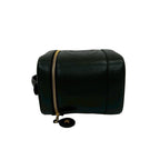 Chanel Caviar Leather Vanity Bag Mini Handbag Black 28298