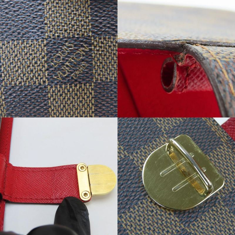 Louis Vuitton Notebook Cover Agenda Koala PM Damier Ebene Brown System — view 8
