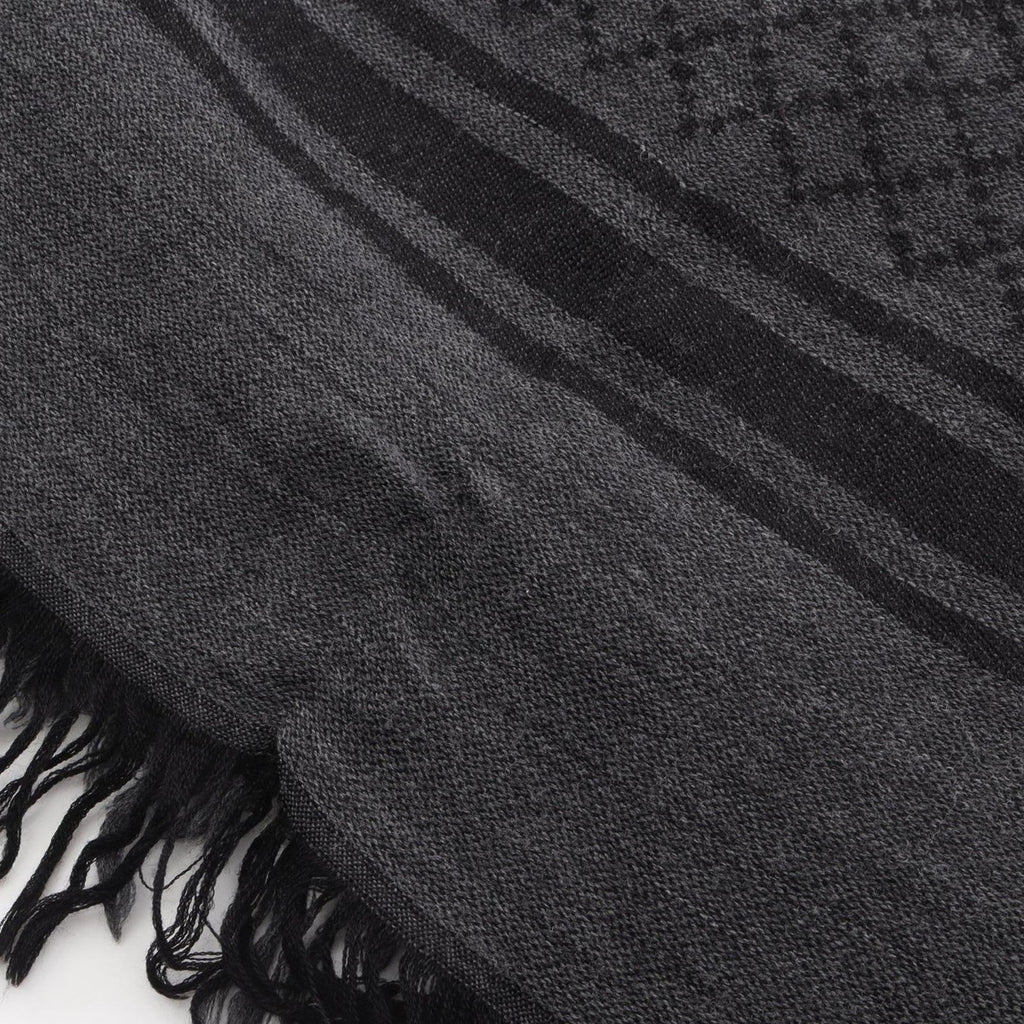 Gucci Shawl GG Pattern Wool Silk — view 9