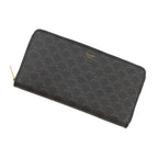 Celine Wallet Large Zip Triomphe Black