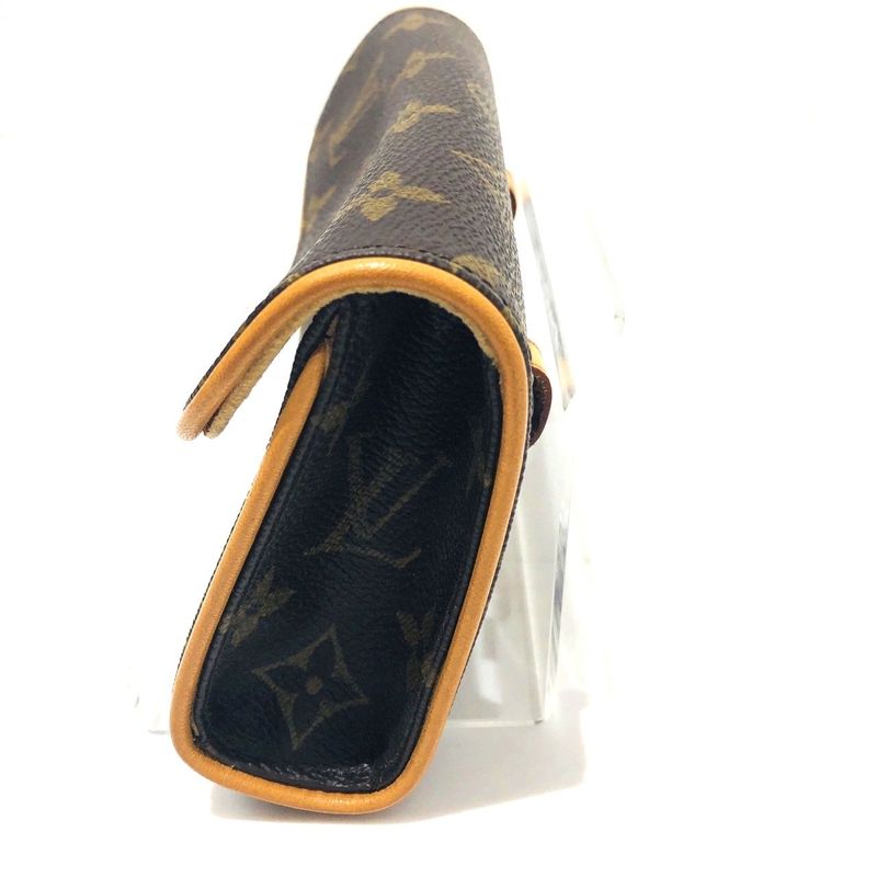 Louis Vuitton Pochette Florentine Monogram Waist Bag Brown Leather — view 3