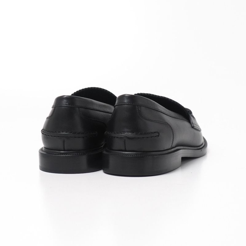Fendi Loafers Size 40 Double F Zucca Logo Leather Shoes — view 3