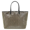 Goyard Tote Saint Louis PM Canvas Din Chevroche Black Reversible Herringbone