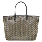 Goyard Tote Saint Louis PM Canvas Din Chevroche Black Reversible Herringbone