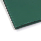 Hermes Toutenmain Veau Color Clou de Selle Silver Leather Wallet Passport Case — view 5
