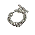 Hermes Bracelet Chaine D'ancre GM B 010 AG 925 10 Frames Silver 3428